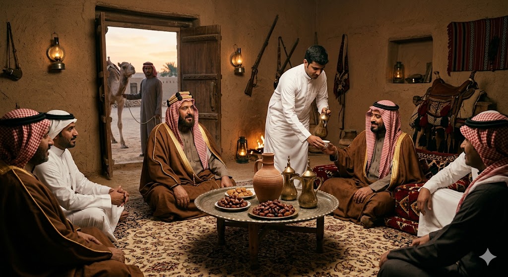 الضيافة في الدولة السعودية الأولى | مظاهر الكرم وأهمية إكرام الضيف في المجتمع السعودي القديم