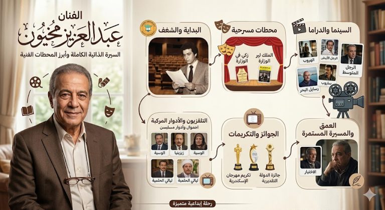 الفنان عبد العزيز مخيون | السيرة الذاتية الكاملة وأبرز المحطات الفنية