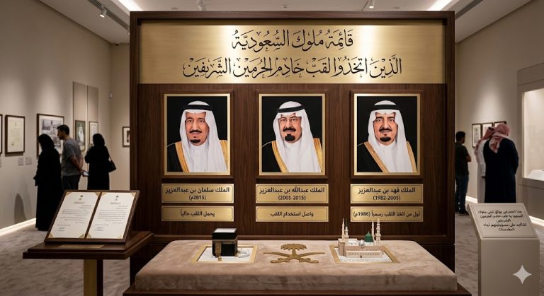 قائمة ملوك السعودية الذين اتخذوا لقب خادم الحرمين الشريفين | تاريخ اللقب وأبرز من حمله
