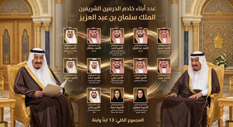 كم عدد أبناء الملك سلمان؟ تعرف على أبناء خادم الحرمين الشريفين وأبرز مناصبهم