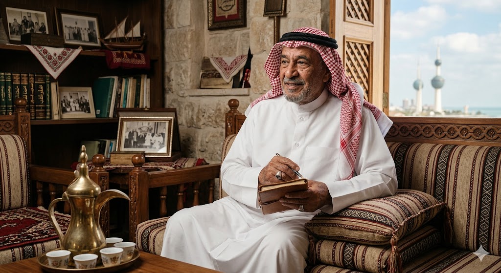 من هو حمد العزب ويكيبيديا؟ سيرة شاعر الكويت الذي أصبح أيقونة في الشعر النبطي والتراث الخليجي